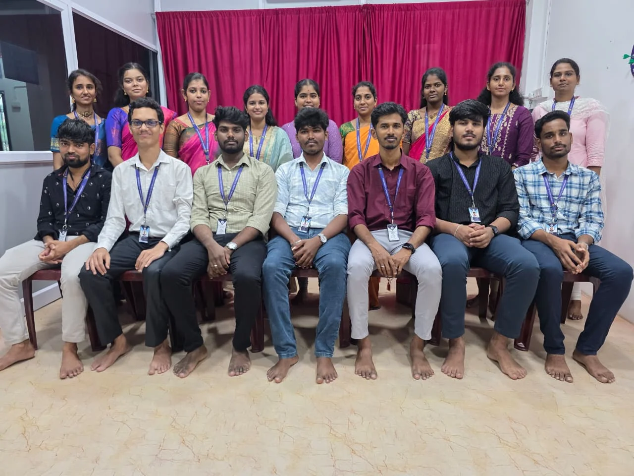 Freshora employees collaborating in a respectful workplace