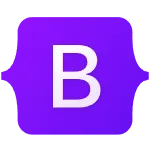 Bootstrap framework logo for responsive website development