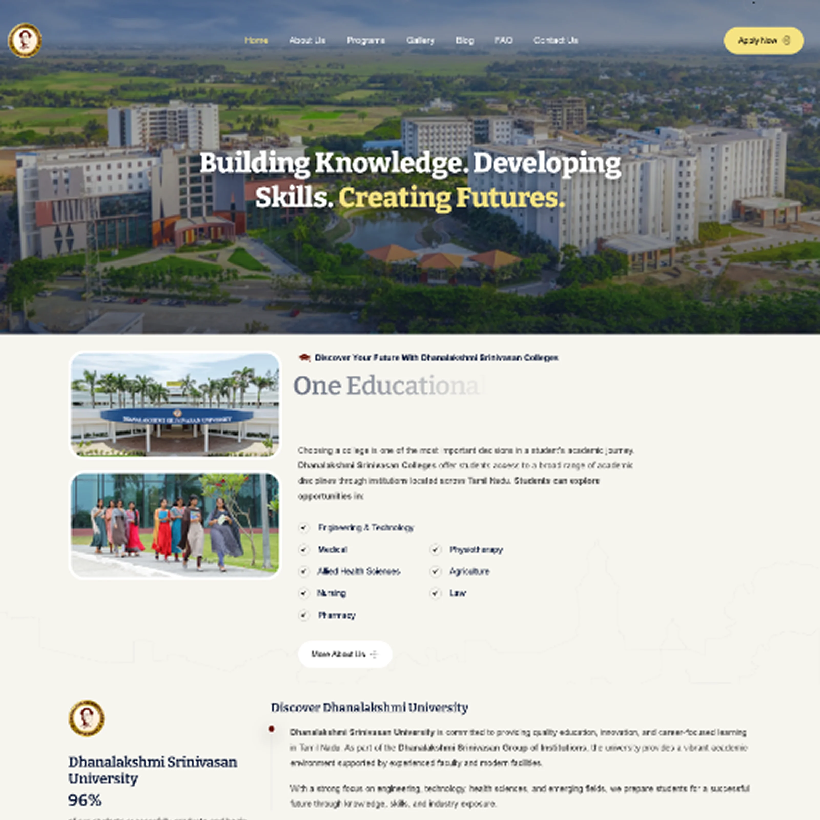 DS University website