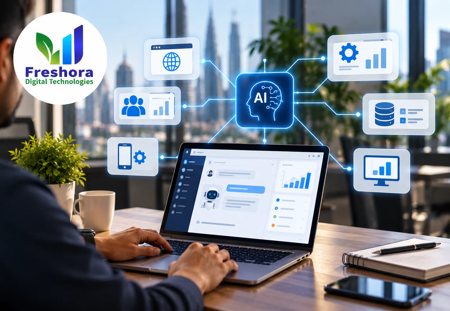 AI integration with existing software and business systems in Dubai