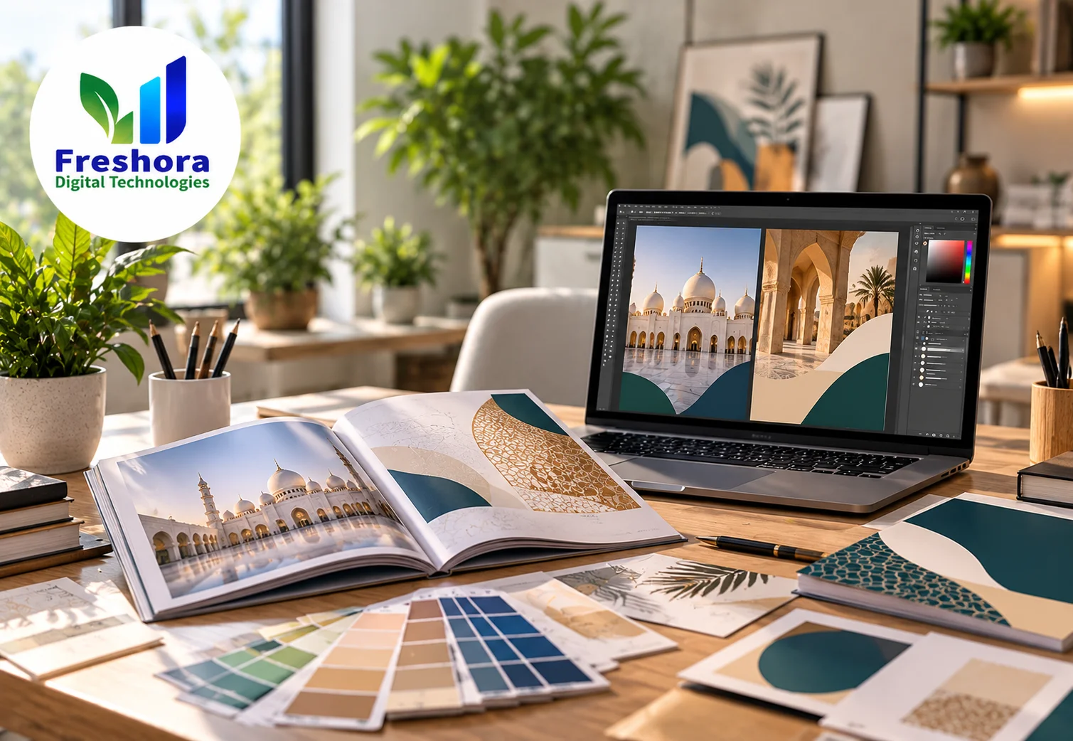 Arabic and English graphic design for Dubai businesses