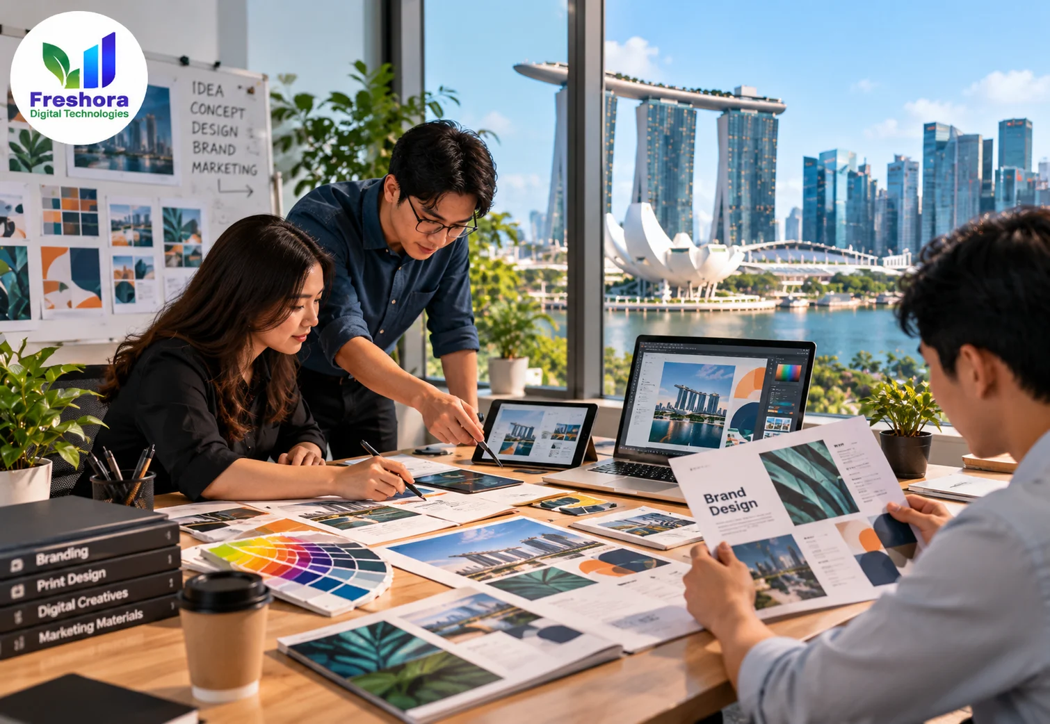 Graphic design services for businesses in Singapore