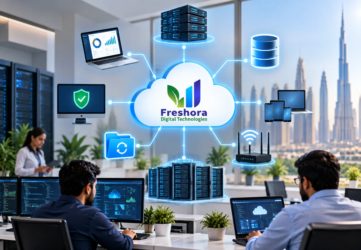 Cloud and infrastructure management for Dubai businesses