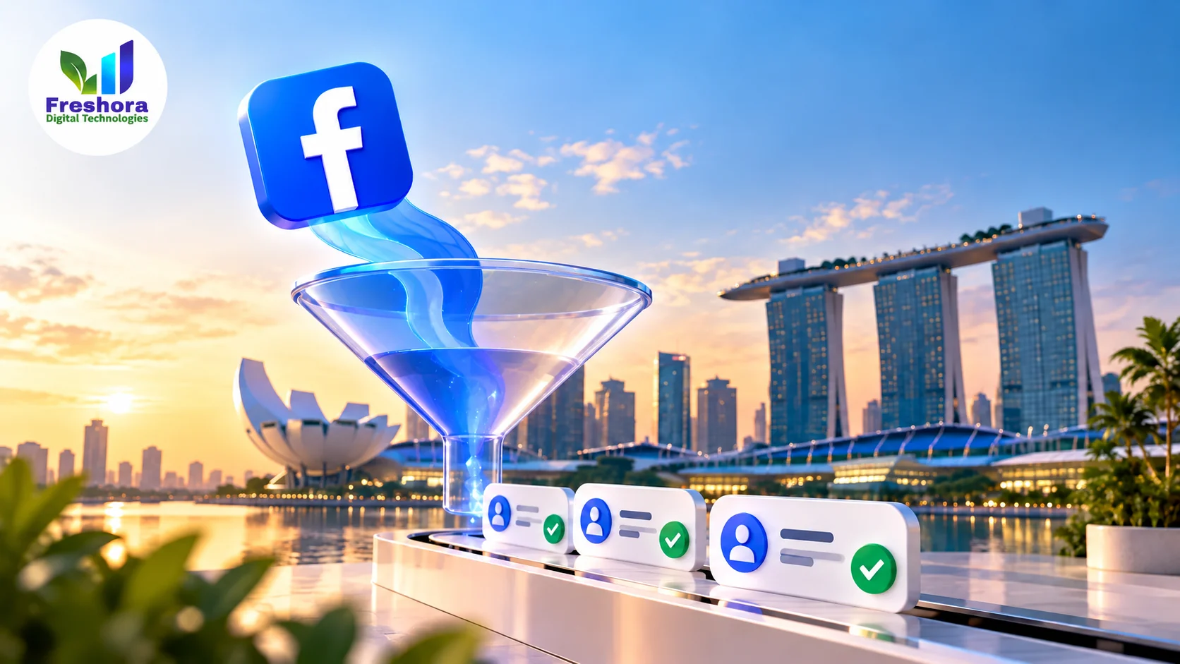 Facebook advertising campaign for lead generation in Singapore