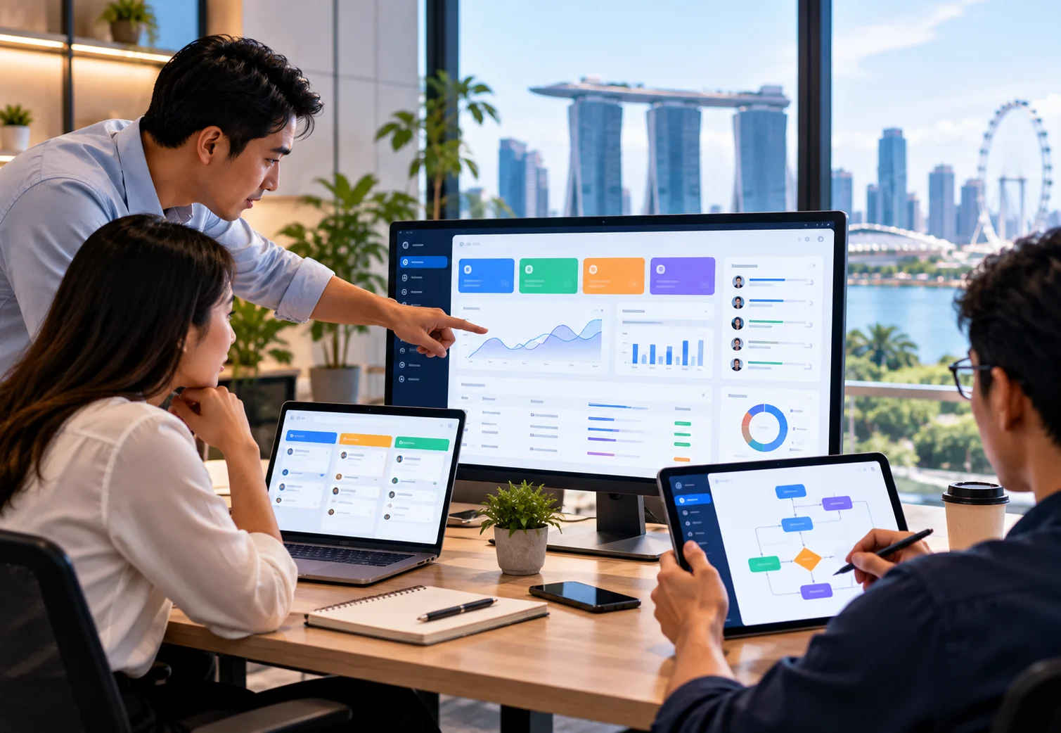 Custom business software development for Singapore companies
