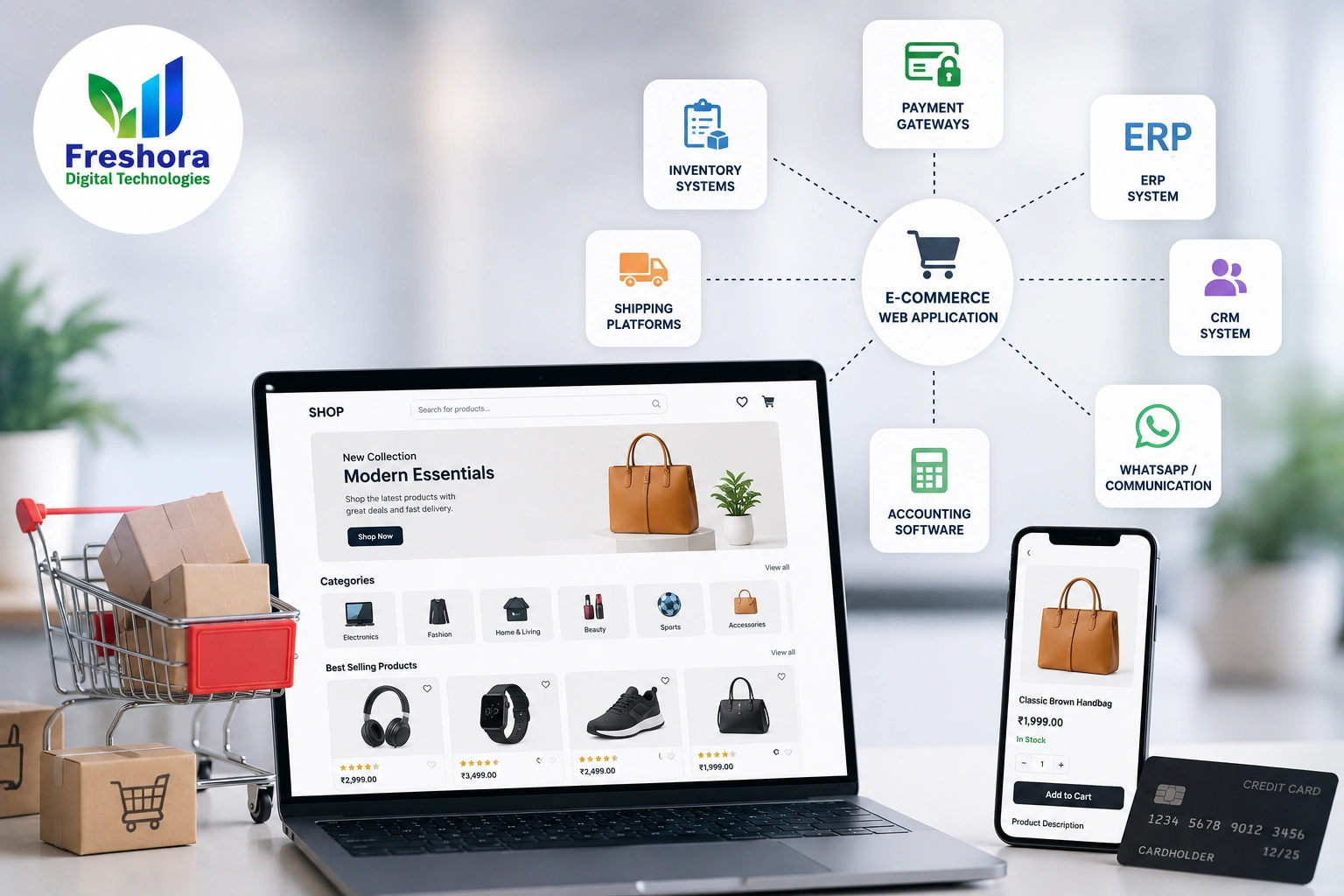 E-commerce web application development in Trichy with business integrations