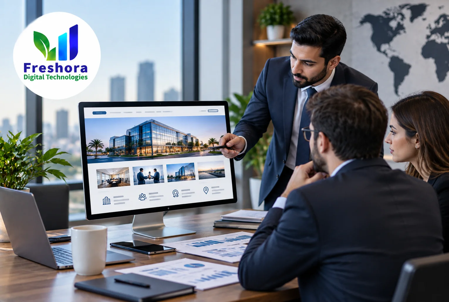 Corporate and e-commerce website development in Dubai