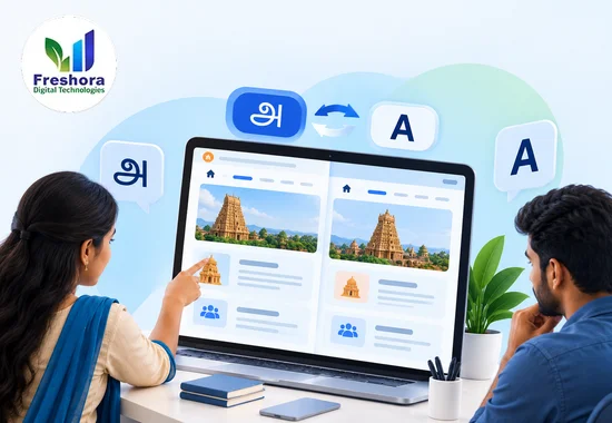 Tamil and English website development for Chennai businesses