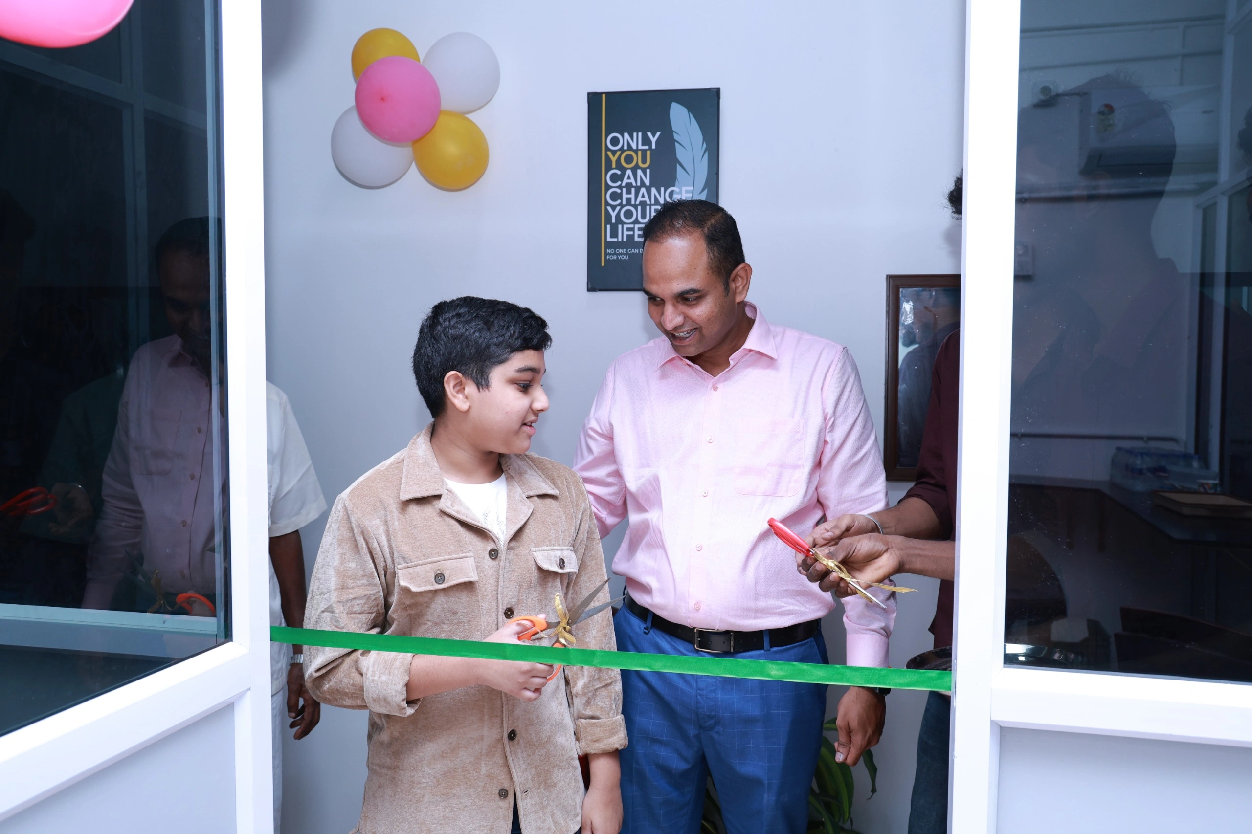 Ribbon Cutting of  Marketing Room at Freshora