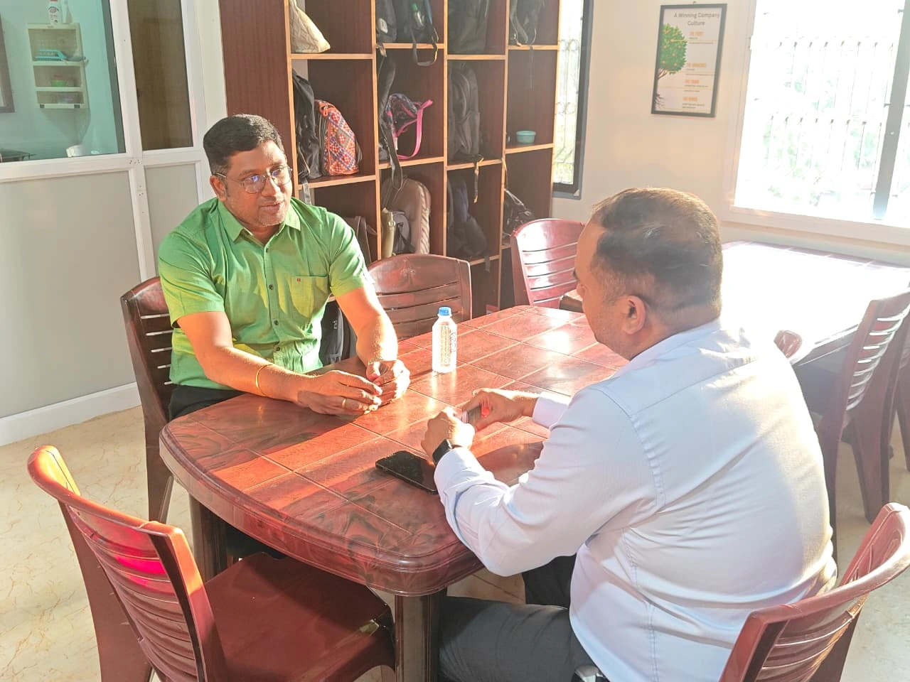 Interaction of CEO with the Client