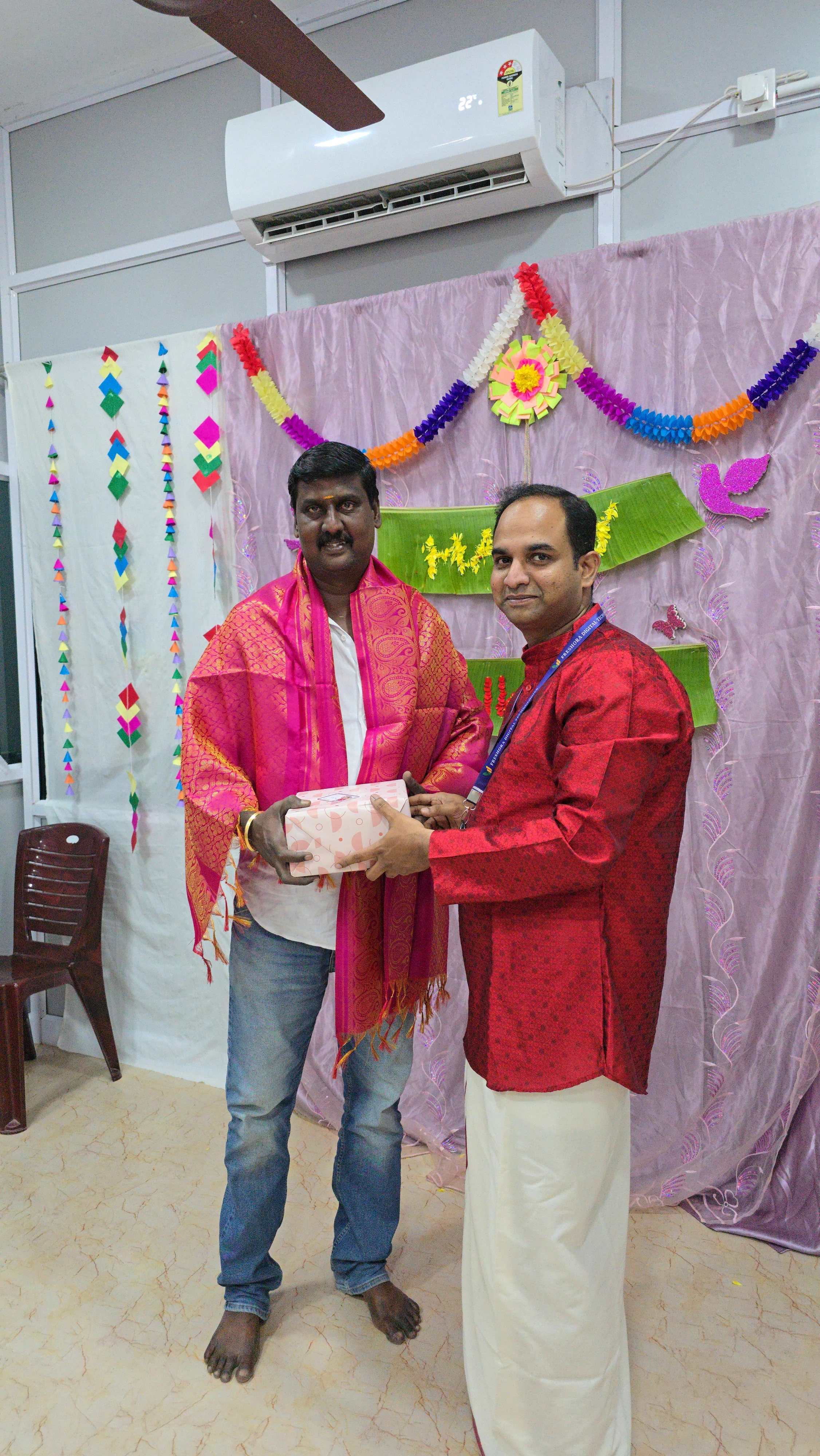 Honouring our chief guest @ 2025 Diwali Celebration