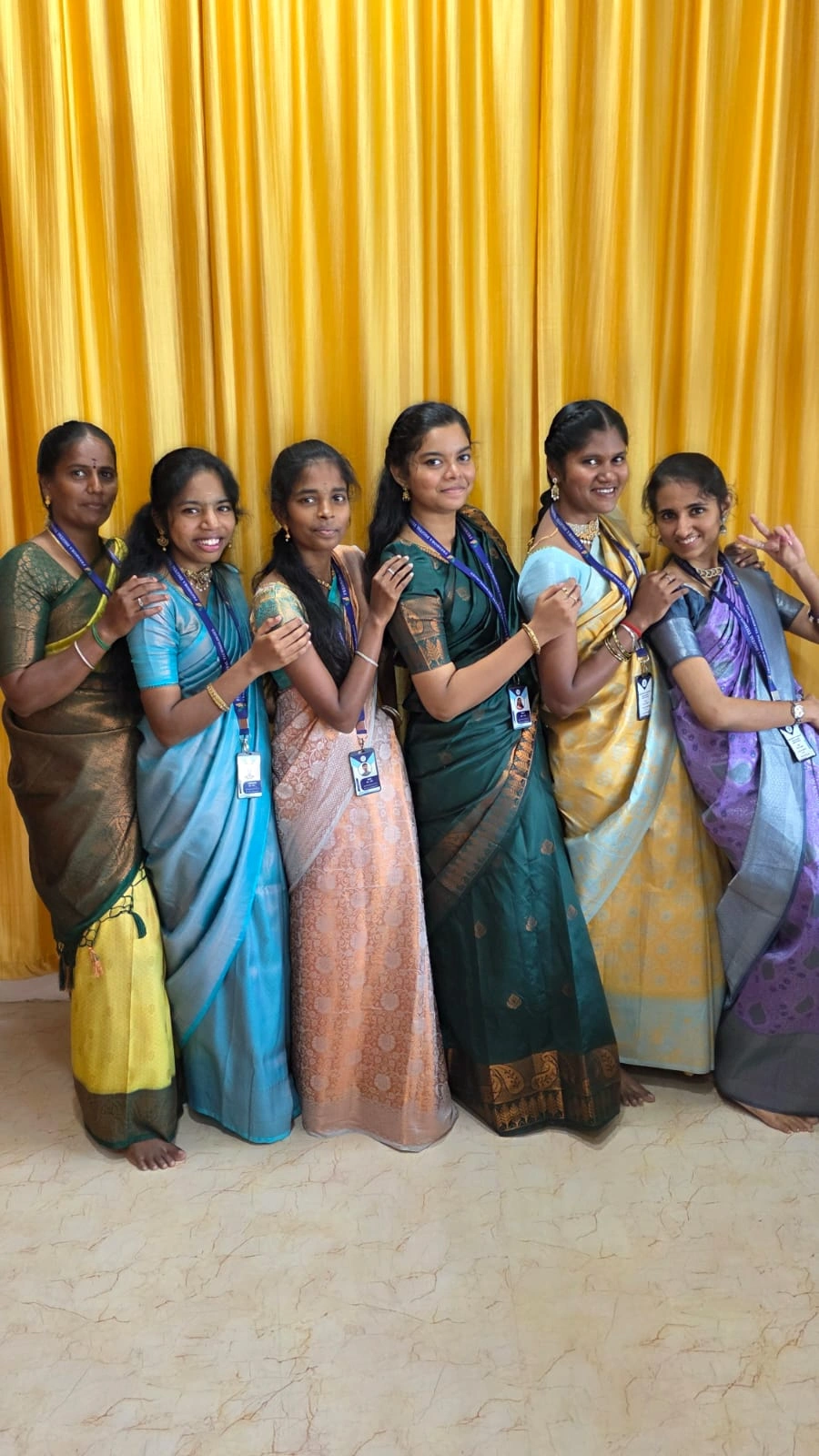 Team Together in Sarees