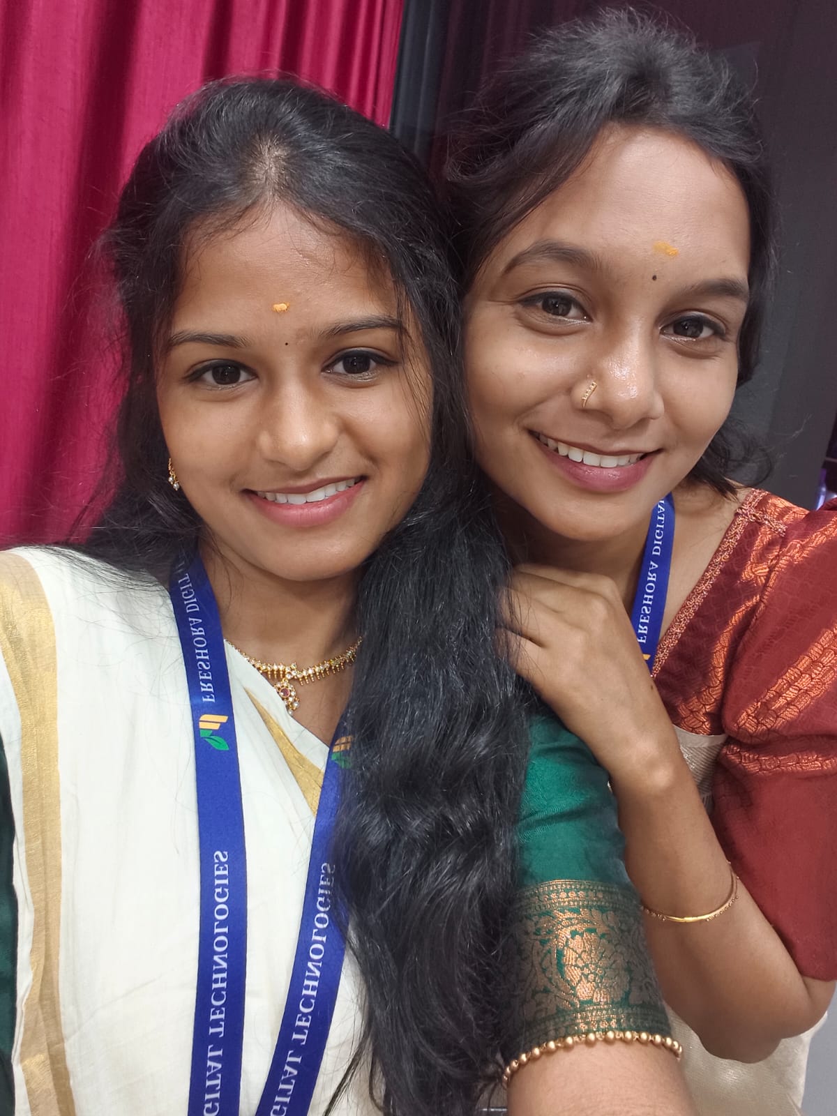 Duo in Festive Attire