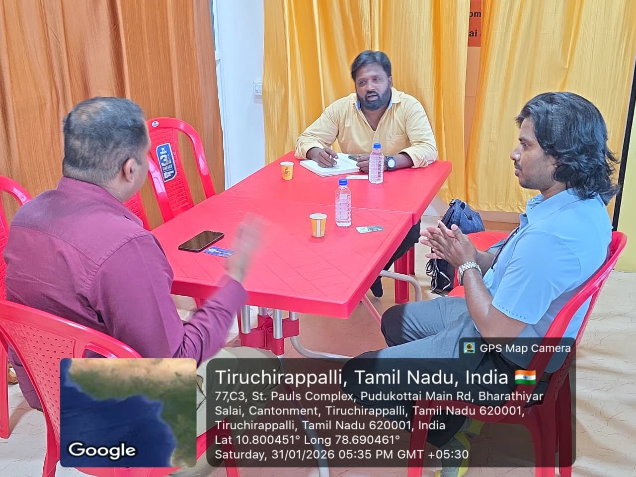 GBP client Interaction With Freshora Digital Technologies CEO