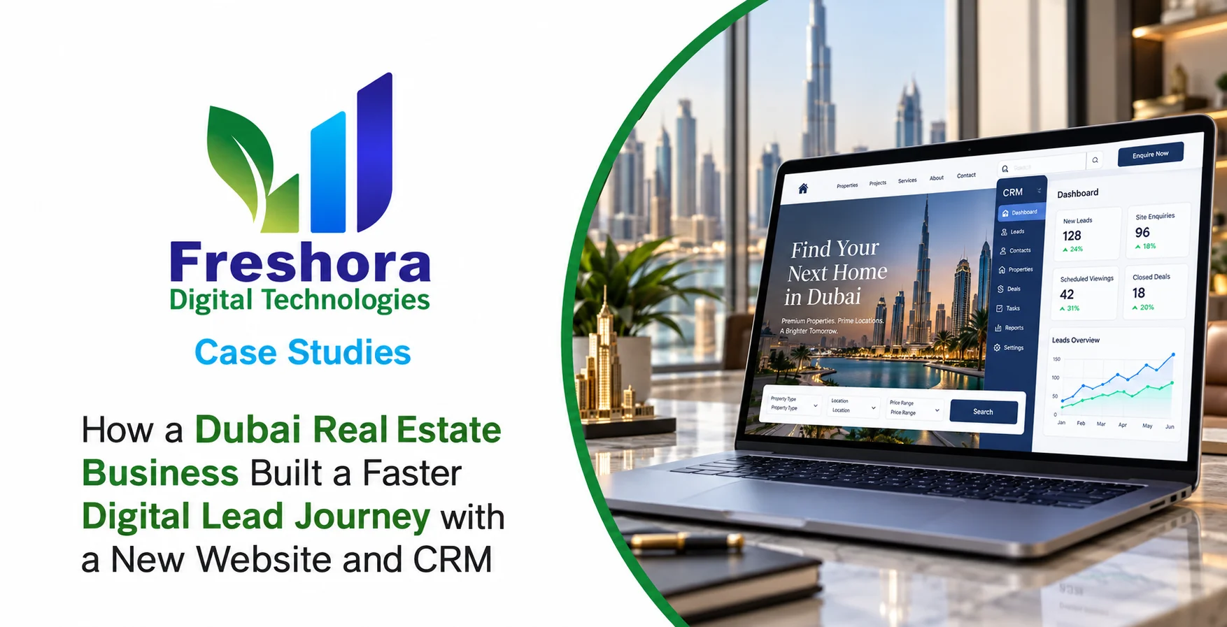 How a Dubai Real Estate Business Built a Faster Digital Lead Journey with a New Website and CRM